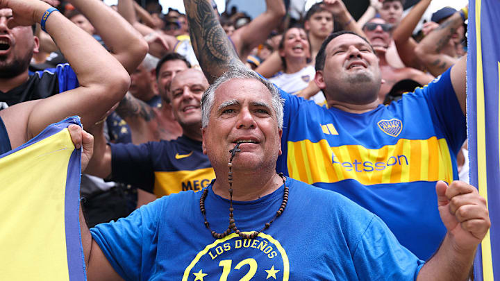 Aficionados de Boca Juniors.