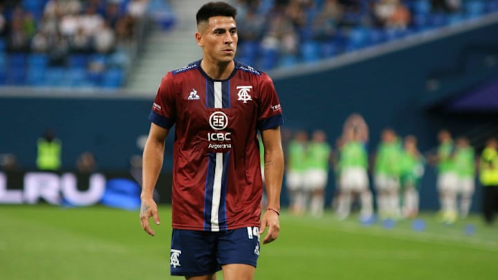 Alejandro Martinez (14) of Club Atletico Talleres seen in...