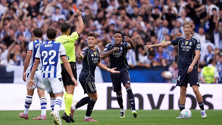 Dean Huijsen was sent off in his fourth La Liga appearance. Dean Huijsen was sent off in his fourth La Liga appearance.