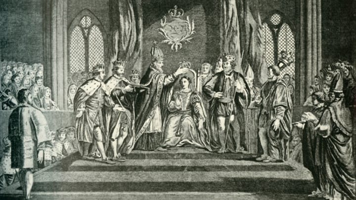 The coronation of Anne Boleyn.
