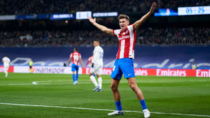Marcos Llorente, el mejor del Atlético junto con Cunha