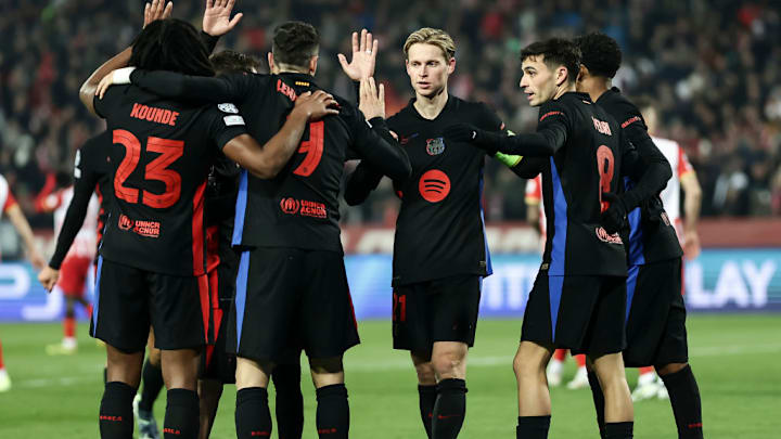 Robert Lewandowski, Frenkie de Jong, Jules Kounde