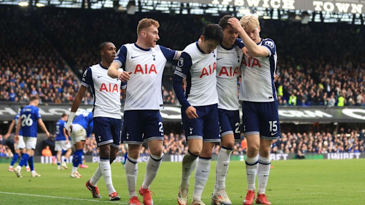 Brennan Johnson, Dejan Kulusevski, Son Heung-Min, Lucas Bergvall