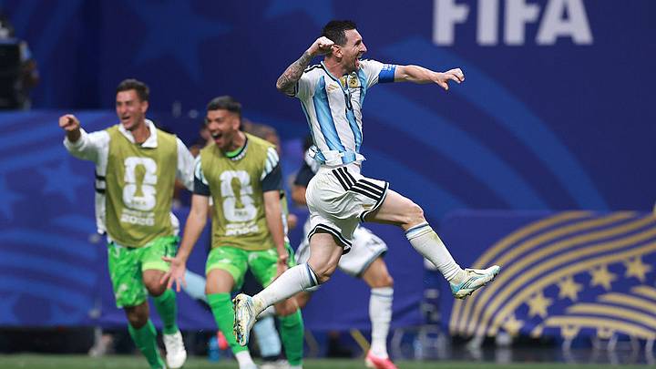 Un gol de Lionel Messi empató el encuentro al 83. Un gol de Lionel Messi empató el encuentro al 83.