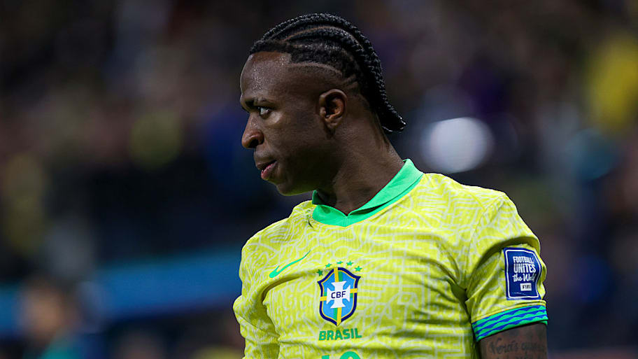 Vinícius Júnior has 41 caps for the Brazil national team at age 24. | Ricardo Moreira/Getty Images