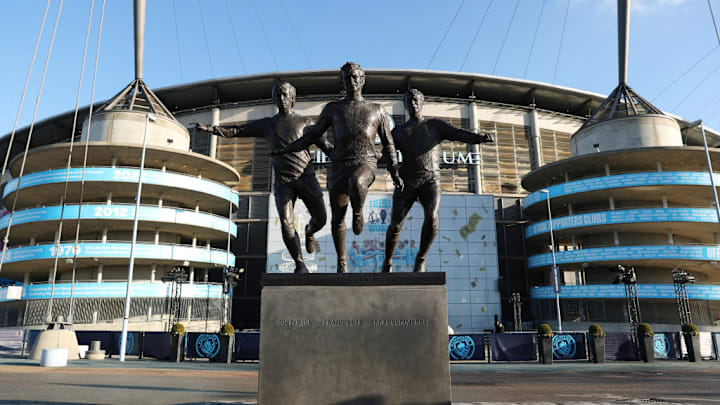Manchester City Legends Statue Unveiling