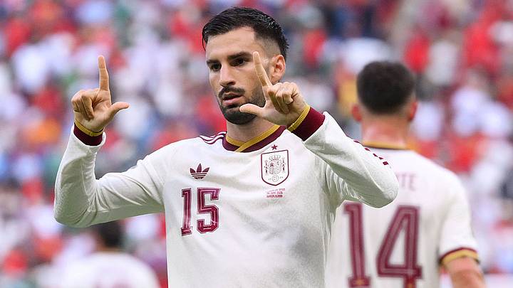 Alex Baena, jugador de la selección de España