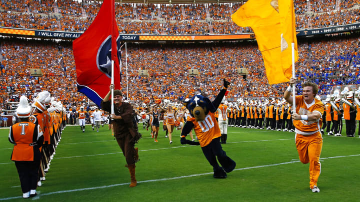 A Tennessee Volunteers fan went viral after consuming a weird pregame snack.