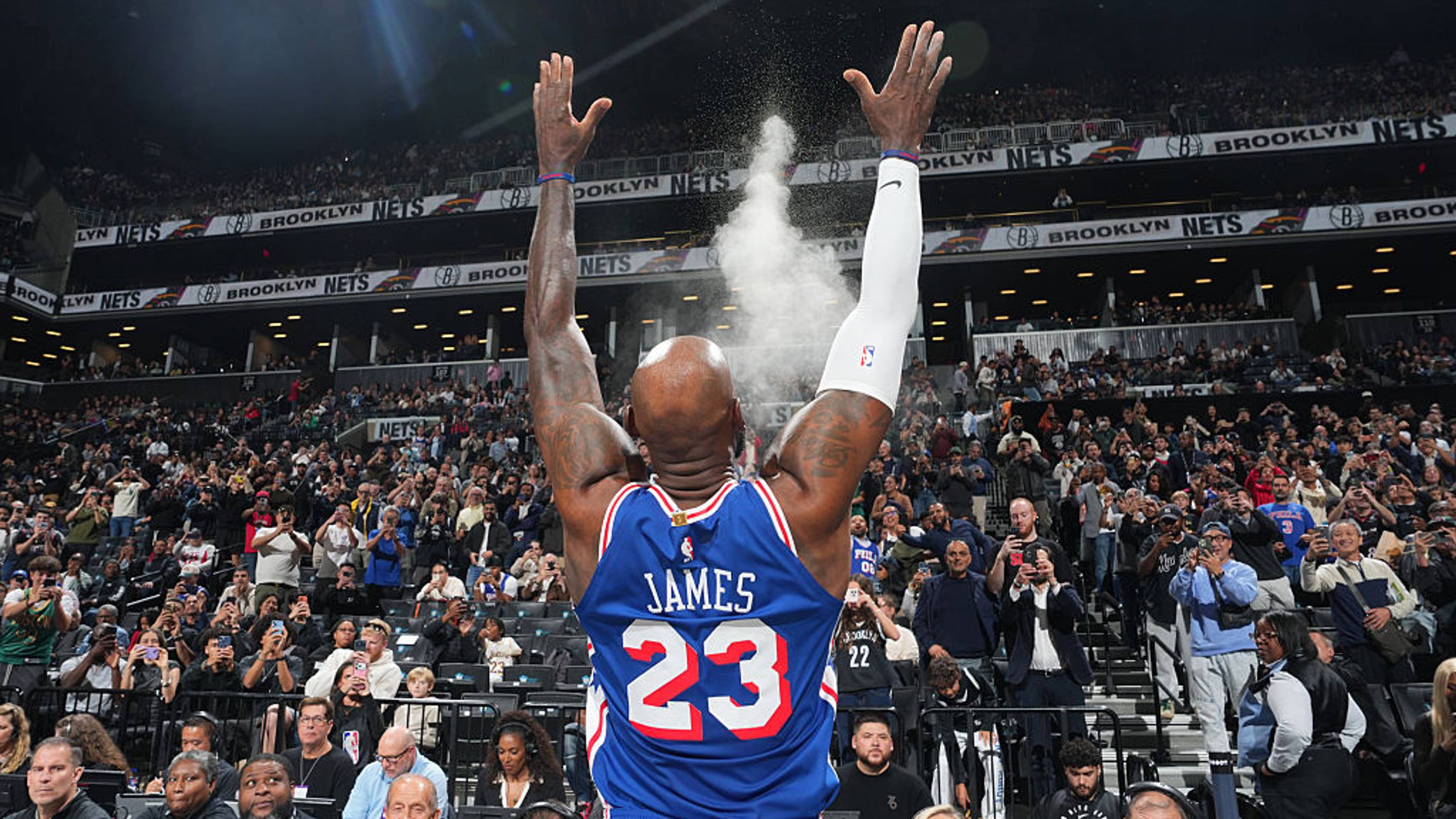 The Best Moments From LeBron James's First (Preseason) Appearance With the 76ers