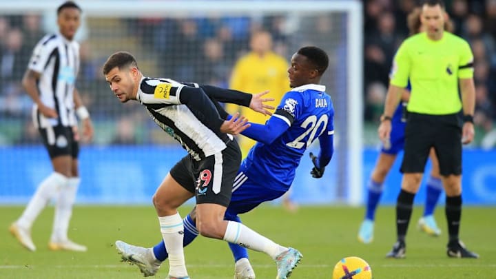 Bruno Guimarães, meio-campista do Newcastle