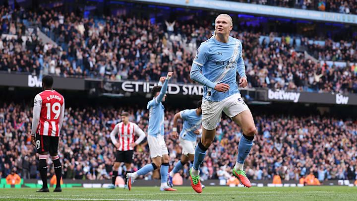 Erling Haaland marcó el segundo gol del City.