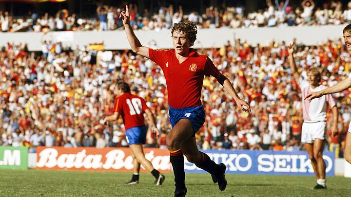 Emilio Butragueño, figura del Real Madrid, anotó 4 goles en los Octavos de Final de México 86.