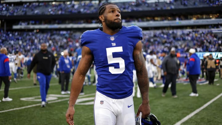 New York Giants defender Kayvon Thibodeaux reacts to Jeff Saturday's harsh criticism. New York Giants defender Kayvon Thibodeaux reacts to Jeff Saturday's harsh criticism.