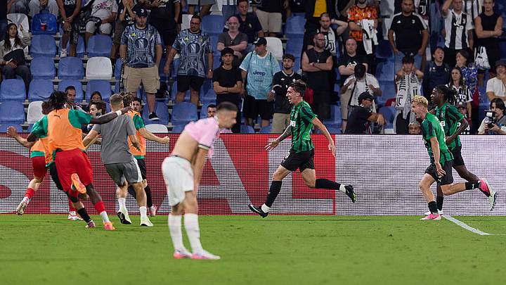 El Sassuolo anotó el gol en el último minuto a la Juventus. El Sassuolo anotó el gol en el último minuto a la Juventus.
