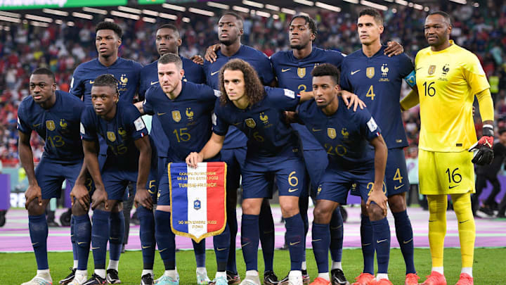 Steve Mandanda, Axel Disasi, Raphael Varane, Ibrahima Konate, Eduardo Camavinga, Aurelien Tchouameni, Youssouf Fofana, Jordan Veretout, Matteo Guendouzi, Randal Kolo Muani, Kingsley Coman