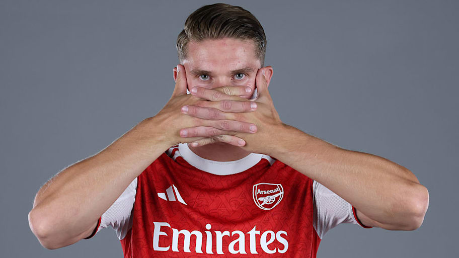 Gyokeres returns to England after two years away. | Stuart MacFarlane/Arsenal FC via Getty Images