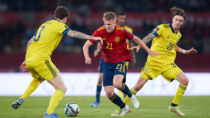 Dani Olmo, Victor Lindelof, Kristoffer Olsson