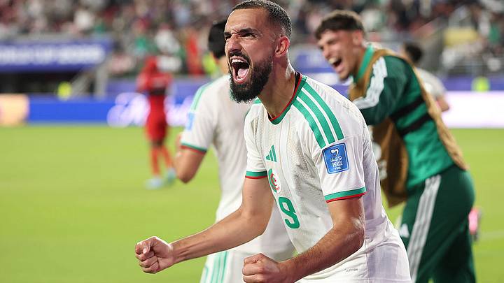 Argelia viene de atrás y derrota a Jordania en el Grupo J Argelia viene de atrás y derrota a Jordania en el Grupo J