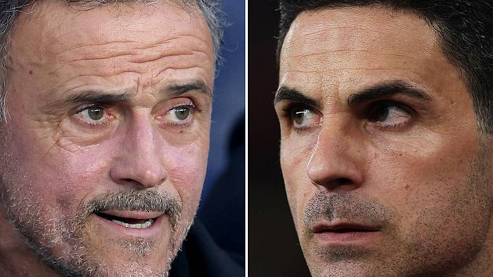 Los españoles Luis Enrique y Mikel Arteta se enfrentan en la final de la Champions League.