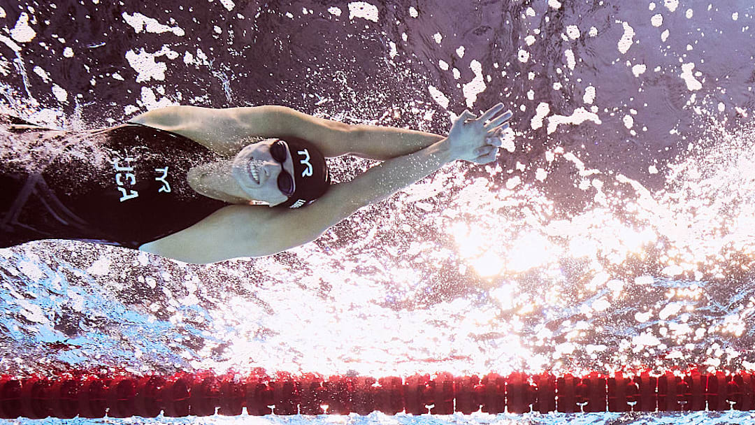 La nadadora estadounidense Katie Ledecky.