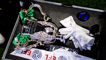 The Carabao Cup will be lifted by one team at Wembley Stadium.