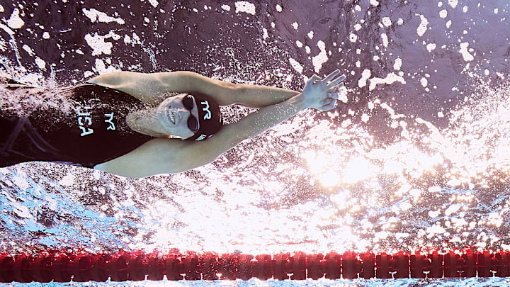 La nadadora estadounidense Katie Ledecky.