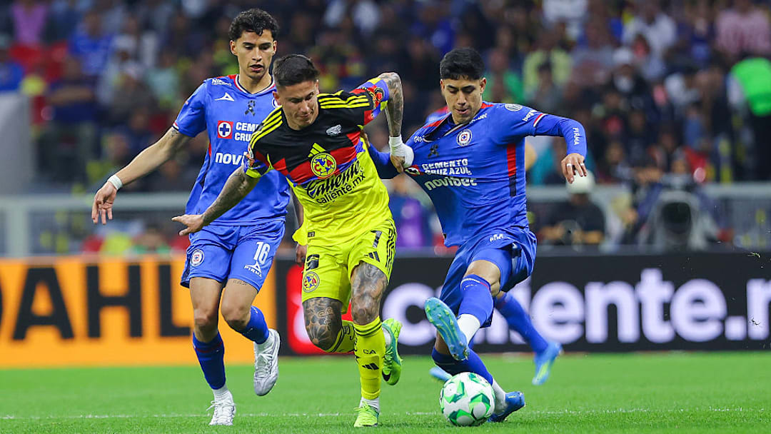 América y Cruz Azul tuvieron un juego cerrado y al final igualaron a un gol.