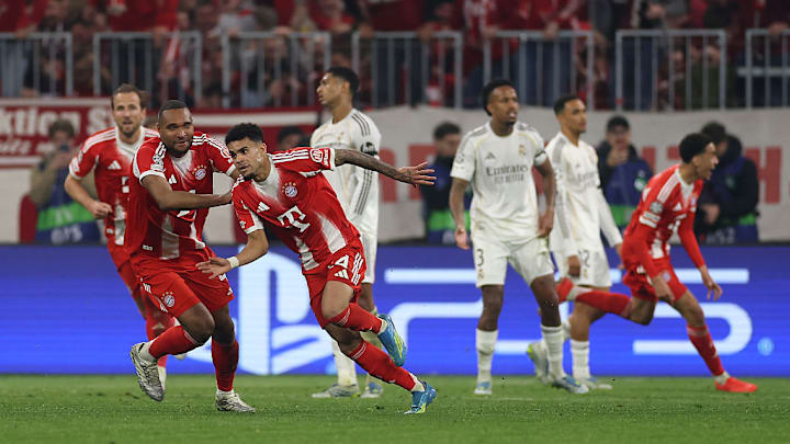 Luis Díaz anotó el tercer gol del Bayern Múnich, quien eliminó al Real Madrid.