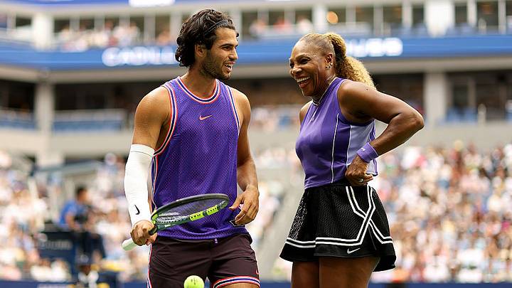 Carlos Alcaraz y Venus Williams, una de las parejas del dobles mixto del US Open. Carlos Alcaraz y Venus Williams, una de las parejas del dobles mixto del US Open.