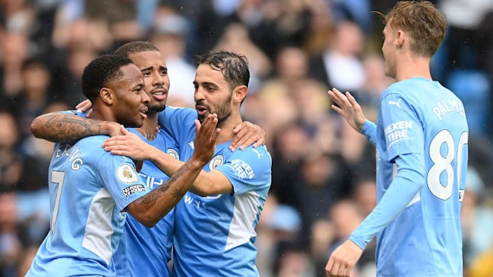 Raheem Sterling, Gabriel Jesus, Bernardo Silva