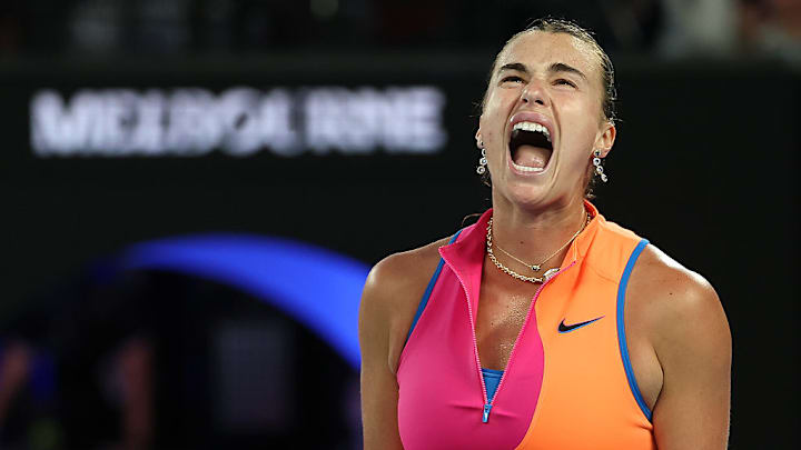 Aryna Sabalenka se impuso a Elina Svitolina en un tenso juego.