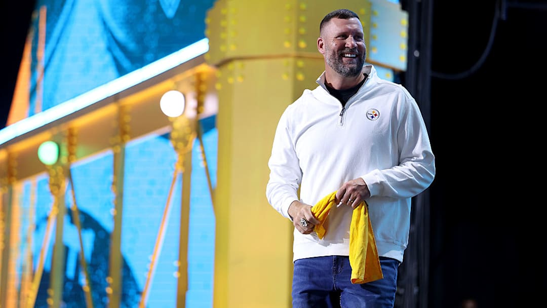 Ben Roethlisberger, presente en el Draft de la NFL.