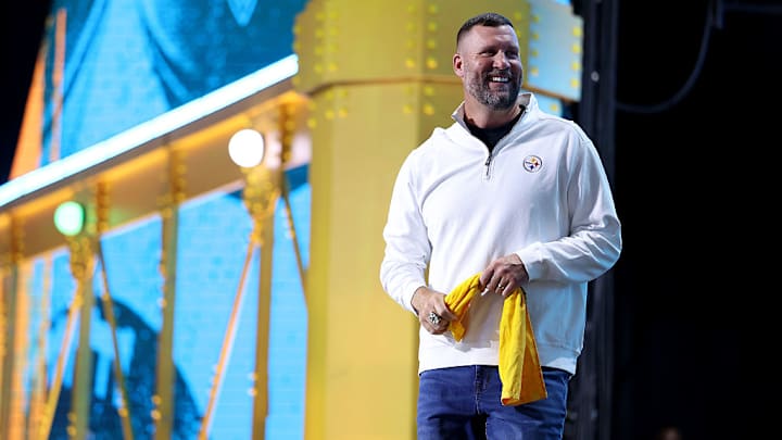 Ben Roethlisberger, presente en el Draft de la NFL.