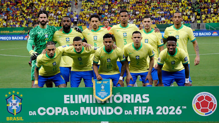 Bruno Guimarães, Raphinha Dias, Gabriel Magalhaes, João Pedro, Vinicius Junior, Vanderson Campos, Alisson Becker, Marcos Correa, Gerson Da Silva, Guilherme Arana, Rodrygo Goes
