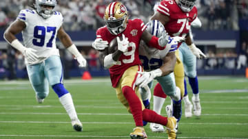 Injury report and odds for Dallas Cowboys vs San Francisco 49ers playoff game.