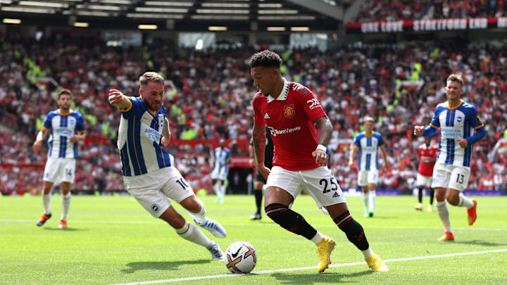 Jadon Sancho y Alexis Mac Allister