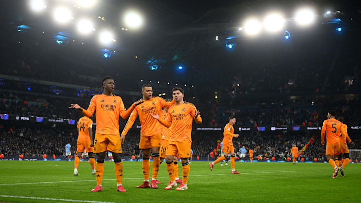 Brahim Diaz, Vinicius Junior, Kylian Mbappe
