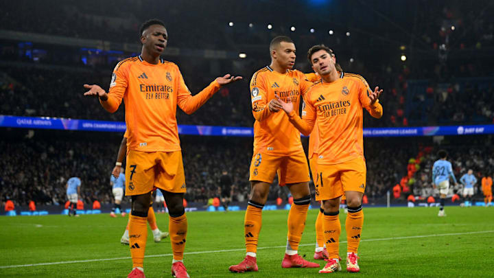 Brahim Diaz, Vinicius Junior, Kylian Mbappe