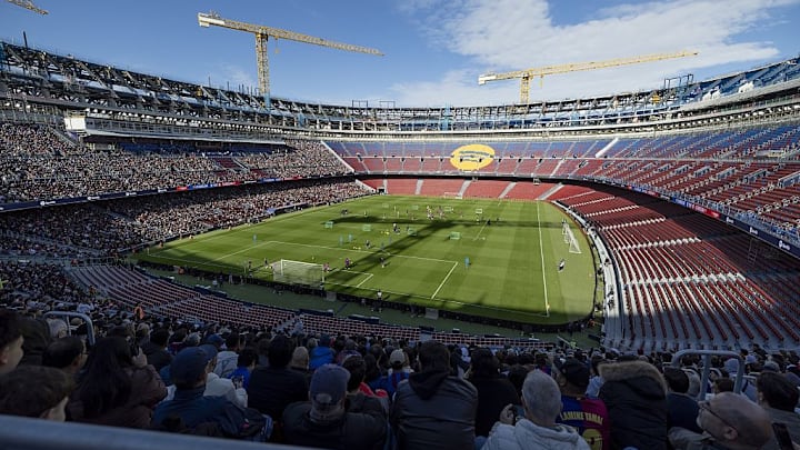 FC Barcelona opens its doors for fans during training day in Spotify Camp Nou Stadium of Barcelona