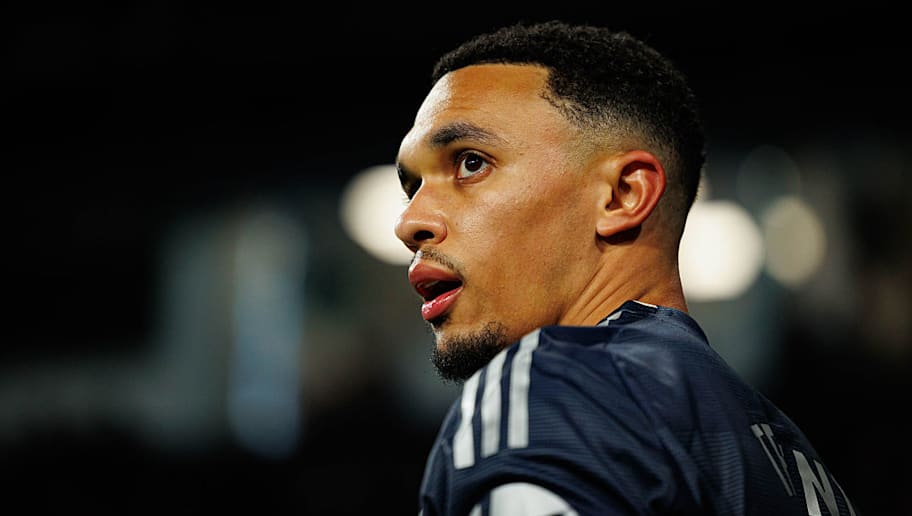 Trent Alexander-Arnold during Liverpool's match against Real Madrid