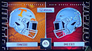 The No. 9 Tennessee Volunteers will travel to Columbus, Ohio, to play the No. 8 Ohio State Buckeyes in the first round of the College Football Playoff. Here's who EA Sports College Football 25 predicts will win based on 100 simulations of the matchup.