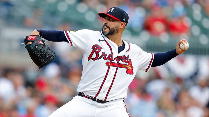 Martín Pérez, pitcher de los Atlanta Braves. Martín Pérez, pitcher de los Atlanta Braves.