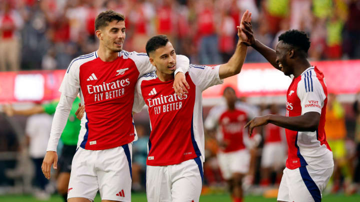 Gabriel Martinelli, Kai Havertz, Eddie Nketiah