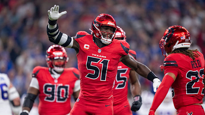 Will Anderson Jr. has led the Texans’ defense to the top of the NFL this season. Will Anderson Jr. has led the Texans’ defense to the top of the NFL this season.