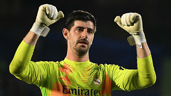 Ibrahim Amadou, Thibaut Courtois of Real Madrid