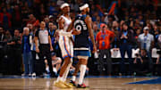 Shai Gilgeous-Alexander and Nickeil Alexander-Walker on February 24, 2025.