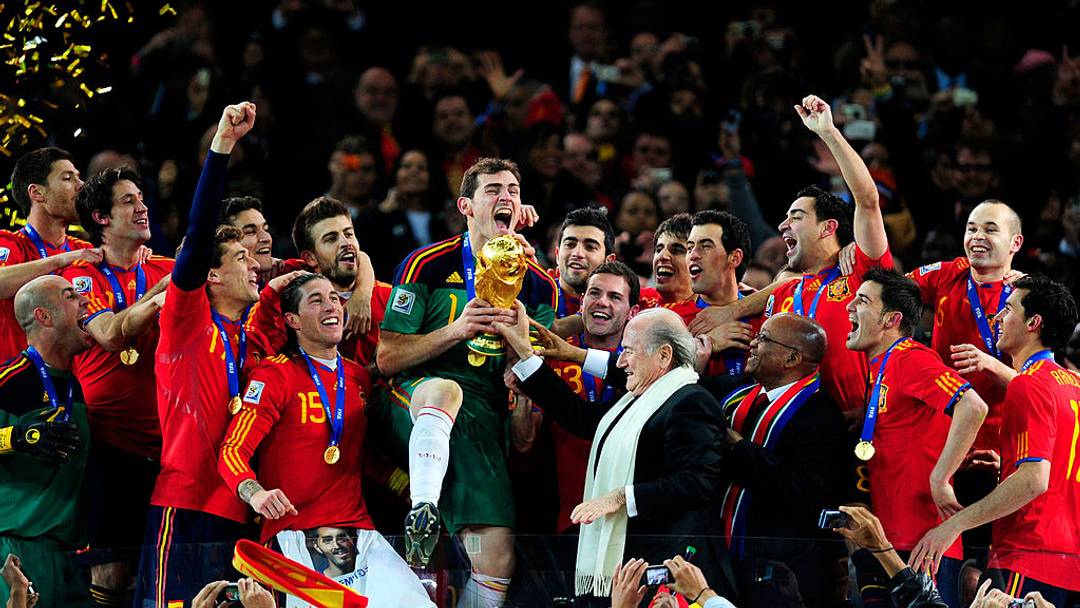 España se coronó en el Mundial de Sudáfrica 2010.