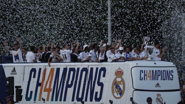 Real Madrid celebrate 14th Champions League win