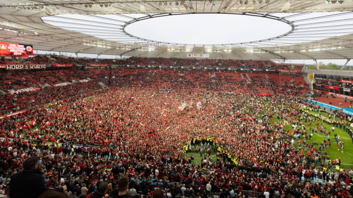 Die BayArena war ein großes Jubelmeer