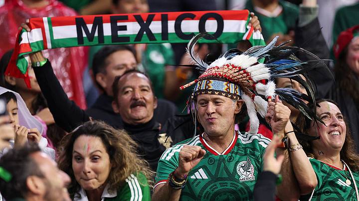 La afición del Azteca en el partido ante Inglaterra La afición del Azteca en el partido ante Inglaterra